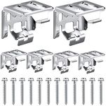 Mini Blind Brackets Bracket for Window Blinds, with Screws (6)