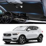 Custom Fit XC40 Windshield Sunshade for 2019-2024 2025 Volvo XC40 Accessories Front Window Shield 210T Silver Coating Cover for Windshield Sun Visor Protector Blocks UV Keep Car Cool
