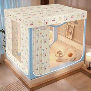 Carlmaya Mosquito Net for Bed, Freestanding Bug Canopy,Cherry Puppy King