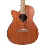 Lindo Left Handed Feeling Electro Acoustic Guitar with Preamp Tuner EQ - Sapele | Includes Padded Gig Bag