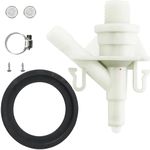 TOMOON 385311641 RV Toilet Water Valve Compatible with Dome-tic 300 310 320 RV Series Pedal Flush Toilet -Marine Toilet Valve-Camper Trailer -Frost and Leak Proof