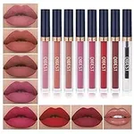QiBest 7Pcs Matte Liquid Lipstick +