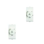 Anchor by Panasonic 65301 Penta Modular 1M 100 W Polycarbonate Tiny Step Regulator (White, Pack of 2)