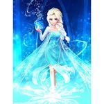 Better Selection DIY 5D Diamond Art Kit Full Drill Childhood Snow Princess Embroidery Cross Stitch DIY Art Craft Home Wall Decor(Diamond Art Tool Included) 11.81x15.75inch