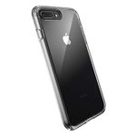 Speck Products Presidio Perfect-Clear iPhone 8 Plus/iPhone 7 Plus Case, Clear/Clear 136225-5085