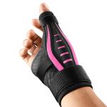 Thumb Support for Arthritis, Ergonomical Thumb Splint Right Hand/Left Hand, Thumb Brace for Trigger Thumb, De Quervains Tenosynovitis Pain Relief, Breathable Thumb Protector for Women and Men(M Pink)