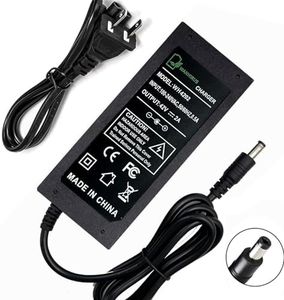 42V 2A Charger 1 Prong for 36V Electric Scooter Lithium Battery, Fast Smart Replacement for All Brands 36 Volt Electrical Escooter Ebike