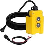 ECO-WORTHY 3 Wire Dump Trailer Remote Control Switch DC 12V for Single Acting Hydraulic Pump Power Unit Lift Truck Dump