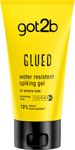 Schwarzkopf got2b Glued Spiking Glue Hair Gel, Water Resistant, Strong Hold for Up to 72 Hours, 150 ml,package may vary