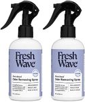 Fresh Wave Lavender Odor Eliminator Spray & Air Freshener, 8 oz. Pack of 2. Odor Absorbers for Home. Safer Odor Relief Natural Plant-Based For Furniture, Fabrics & Trash