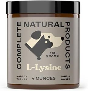 Complete Natural Products L-Lysine Powder for Pets - 4oz - Pure L-Lysine Powder