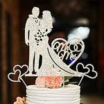 Spiareal 3 Pack Mr and Mrs Cake Top