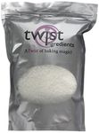 Twist Ingredients - Sugar Crunch Pearl Sugar Nibs - Resealable 800g Pouch. White sugar crystals. Ideal for cakes, ice cream toppings & chocolate creations. (Sugar Nibs) (Packing May Vary).