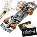 LKKCHER Racing Car Bottle Opener, Racing Car Gifts for Men, Unique Fathers Gifts Birthday Christmas Gifts for Father Him Men Dad Husband Grandad Boyfriend Racing Fans