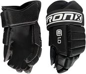 TronX E1.0 Ice Roller Senior & Junior Hockey Gloves (11 Inch)