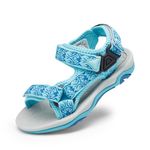 DREAM PAIRS Kids Sandals Boys Girls Open-Toe Outdoor Summer Sport Sandals(Toddler/Little Kid/Big Kid),Size 11 Little Kid,Baby/Blue,170892-K