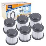 KEEPOW Pivot Vacuum Filter Replacement for Black and Decker Handheld Vacuum BDH2000PL PHV1410 PHV1810 PHV1210, PVF110 Filters, 6 Pack