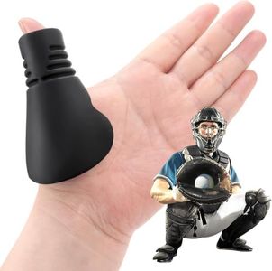 Rolitwils Thumb Guard Baseball, Grooved Catchers Thumb Protector - Silicone Baseball Thumb Guard with Impact Absorption for Youth Adult Catchers Training & Games