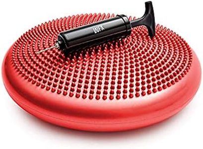 #DoYourFitness Cuscino di Seduta con Pompa/Diametro: 33 cm/Cuscino a Sfera con rilievi per Il miglioramento della Postura e l’Equilibrio. in PVC Lavabile, Antiscivolo/Disponibile in Diversi Colori