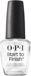 OPI Start to Finish 3-in-1 Treatment, Base Coat, Top Coat, Nail Strengthener,