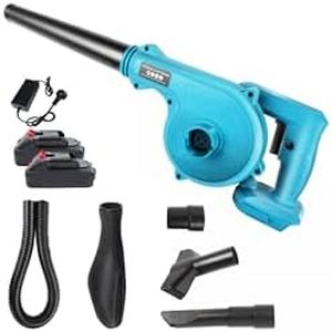 Price reduced-2in1 Cordless Electric Leaf Blower and Vacuum Home Car Dust Remove Vacuum Cleaner 2 Battery for makita