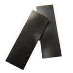 Aibote 1 Pair Micarta Knife Handles Material Slabs Scales Handle Parts Grips Knives Custom DIY Tool for Knife Making Blank Blades (160X50X8MM)