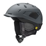 Smith Optics Nexus MIPS Unisex Snow Helmet - Matte Slate/Black, Medium