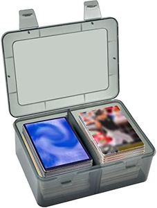Card Case Holder Compatible with Baseball Football Sports Game, Trading Cards Storage Also for PM TCG/for MTG/for C.A.H/for Topps Display Collector Organizer(Box Only) Gray