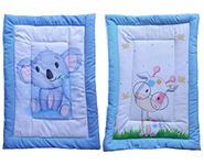 SmallBerry™ Newborn Baby Godadi Bedding Set with Mattress | Multi-Color & Design for Infants | Pack of 2 | Cozy Nursery Essentials for Your Precious Bundle of Joy (Pan&Gir)