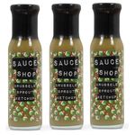 Sauce Shop - Brussels Sprout Ketchup, pack of 3 -Christmas food Foodie Gift - 3x 260g Jars