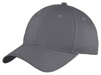 Port & Company Youth Six-Panel Unstructured Twill Cap_Charcoal_OSFA