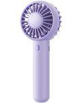 Gaiatop Mini Portable Fan, Powerful Hand Fan Cute Design 3 Speed Personal Small Desk Fan with Base, Lightweight Rechargeable USB Handheld Fan for Girl, Women, Men, Indoor, Outdoor