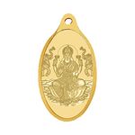 WHP Jewellers 24kt (999) 2 gram Goddess Lakshmi Yellow Gold Lakshmi Pendant