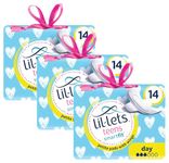 Lil-Lets Teens Smartfit Pads with Wings, Petite, 14 Pads (Pack of 3)