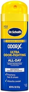 Dr. Scholl's ODOR-X ULTRA ODOR-FIGHTING POWDER SPRAY, 4.7 oz // Destroys Odors Instantly - All-Day Odor Protection - Freshens Feet & Shoes