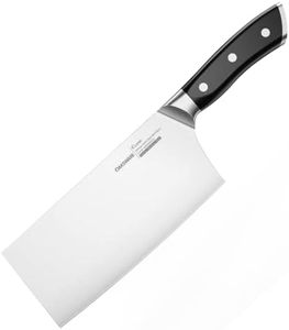 OAKSWARE Cleaver Knife 7 Inch, Chinese Chopping Knife Cleaver, German Steel & Ergonomic ABS-Handle, Sharp Meat Cleaver for Meat Cutting Vegetable Slicing