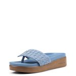 Donald Pliner Women's Fifi Slide Sandal, Denim, 6 UK