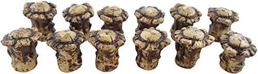 Pine Ridge Antler Drawer/Cabinet Knobs (Pack of 12) Knob Pulls with Screws. Antler Decor