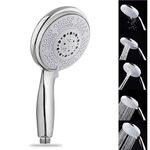 Specule 5-Inches ABS MultiFunction Bathroom Hand Shower Only with Aeration, Massage & Rain functions | High Pressure Handheld Shower (Chrome) (Polished Finish)