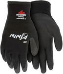 MCR Safety Ninja Ice Gloves, Black, Large