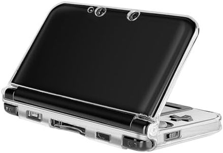 TNP 3DS XL Case - Ultra Clear Crystal Transparent Hard Shell Protective Case Cover Skin Accessory Compatible with Nintendo 3DS XL LL