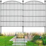 10 Panels Garden Fence Dog Fence Outdoor for Yard,32 in (H) X 23.3 Ft(L),Garden Fencing,Temporary,Fence Panels,No Dig Fence,Outdoor Dog Fence,Garden Fences and Borders for Dogs,Privacy Fence Screen