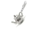 Sexy Sparkles Women's Clip On Tea Pot Charm for European Jewelry with Lobster Clasp