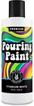 White Pouring Paint Acrylic Pouring for Pour Art and Flow Painting 8oz 236 ml Bottle Titanium White