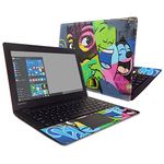 MightySkins Skin Compatible With Lenovo IdeaPad 100s 11.6" - Spray Faces | Protective, Durable, and Unique Vinyl Decal wrap cover | Easy To Apply, Remove, and Change Styles | Made in the USA