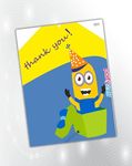 PartyStuff Cards - Minion Thankyou Card 2 (16 pieces)