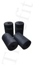 Timefit Gym Machine Rubber Soft Foam Roller 5/8 inch (Set of 4 Pieces)