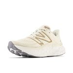 New Balance Women's Fresh Foam X More V4 Running Shoe, Timberwolf/Gold Metallic, 6 UK Wide