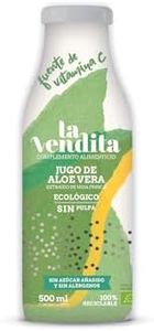 La Vendita Jugo De Aloe Vera Puro Para Beber Sin Pulpa. Bebida Natural De Aloe Vera Puro Y Ecológico. Zumo Bebible 100% Organico Y Natural. Bebida Detox En Envase De Vidrio De Medio Litro (0,5L)