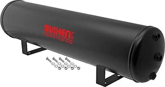 Vixen Air 5 Gallon (18 Liter) 9 Ports Suspension/Air Ride/Bag/Train Horn Air Tank 200 PSI VXT5200